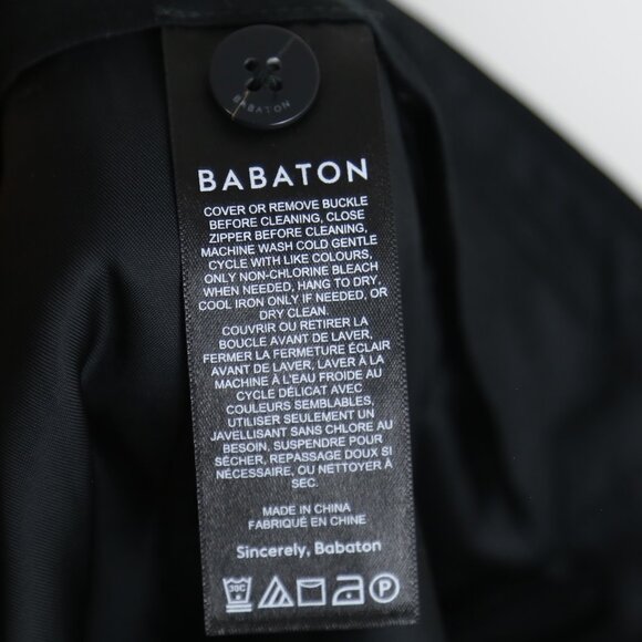 Aritzia Babaton Refined Cargo High-waisted Crepe Black Pants Size 4 - Picture 6 of 8